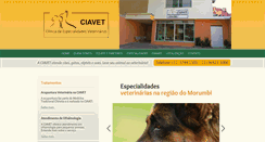 Desktop Screenshot of ciaveterinaria.com.br