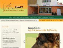 Tablet Screenshot of ciaveterinaria.com.br